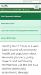 Mobile Screenshot of healthyntexas.org